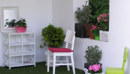 Zielony dywan - sztuczna trawa na balkon 