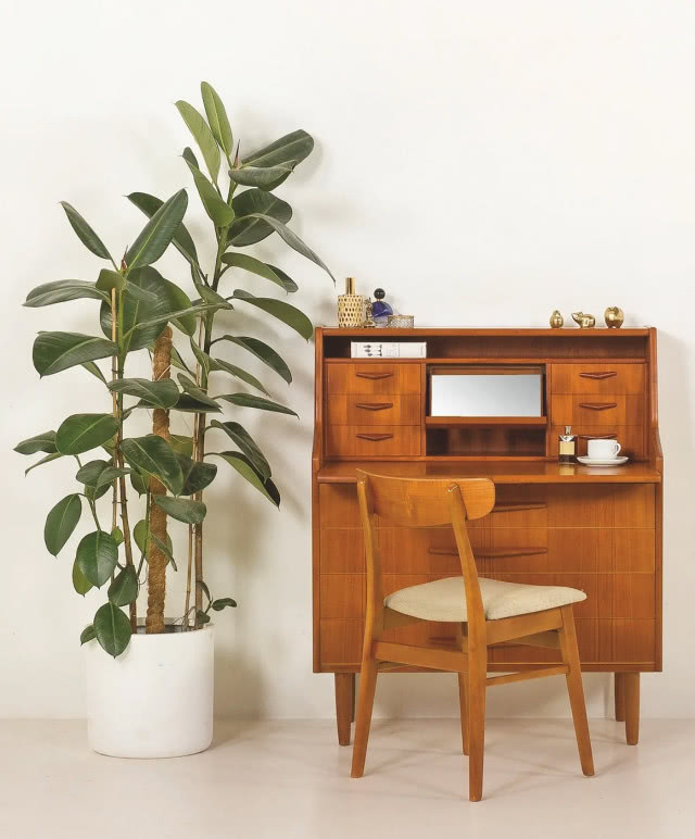 biurko sekretarzyk lata 60.