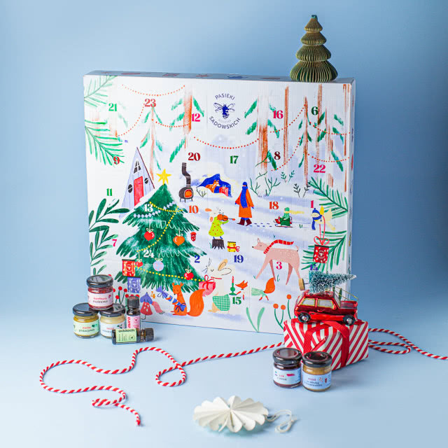 Kalendarz adwentowy z Pasiek Rodziny Sadowskich