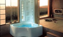 Kabina i wanna z hydromasażem