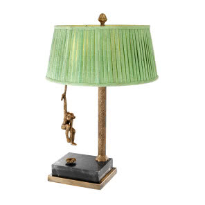Lampa stołowa Jungle Ø50x75 cm mosiężna, SFMEBLE, 4499 zł