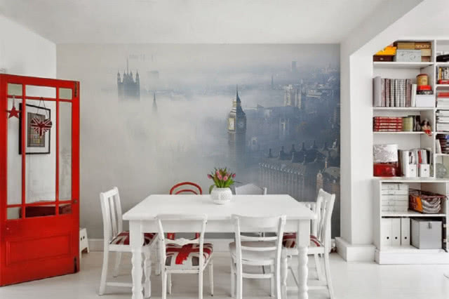 Fototapety dające wrażenie głębi są bardzo efektowną dekoracją, bo nie dość, że wyglądają intrygująco, to jeszcze optycznie powiększają wnętrze.