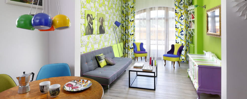 Kolorowe mieszkanie w Karpaczu