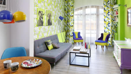 Kolorowe mieszkanie w Karpaczu