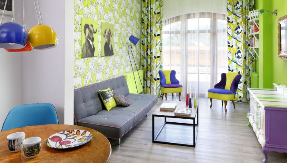 Kolorowe mieszkanie w Karpaczu