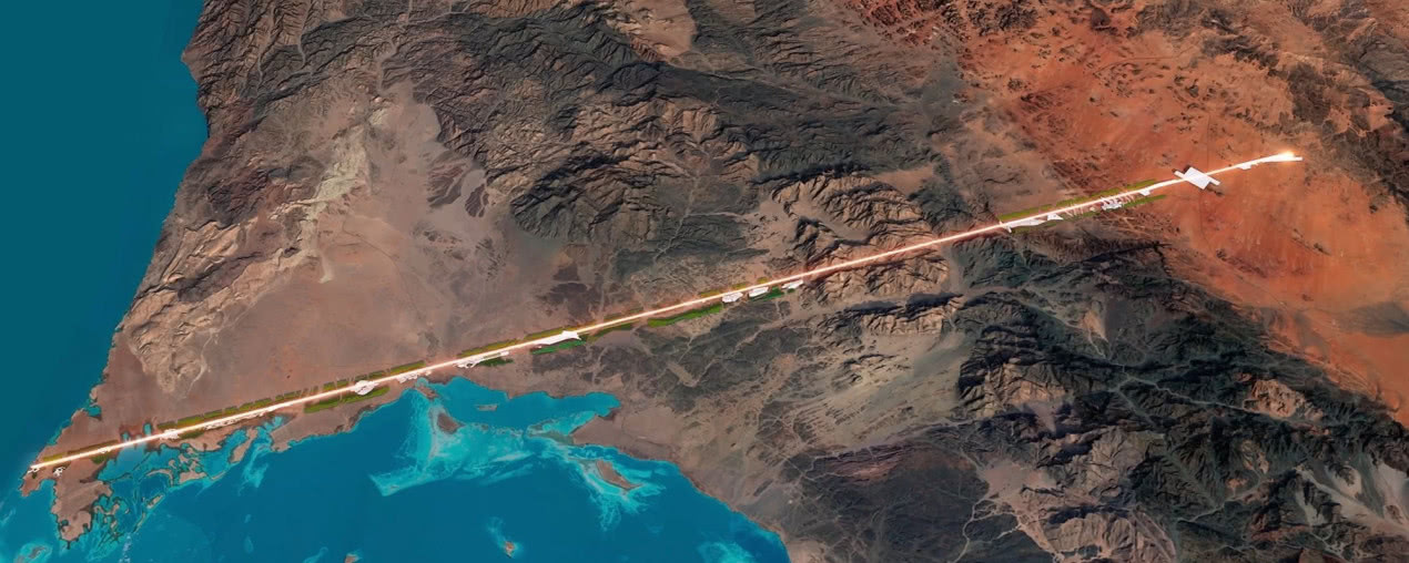 Arabia Saudyjska rozpoczęła budowę miasta na pustyni! Ma mieć 170 kilometrów długości!