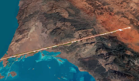 Arabia Saudyjska rozpoczęła budowę miasta na pustyni! Ma mieć 170 kilometrów długości!