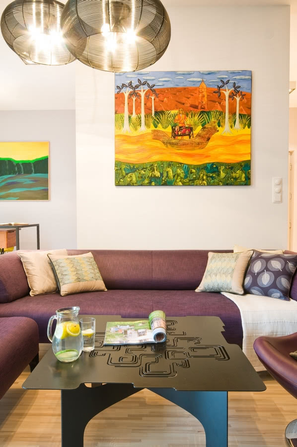 W salonie jest kolorowo. Głównie za sprawą...