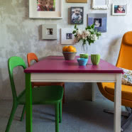 Kolorowe mieszkanie Klementyny Frydrych