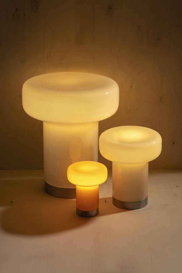 lampy kolorowe szkło 
