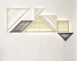 Świetlna instalacja designer Philippe Malouin