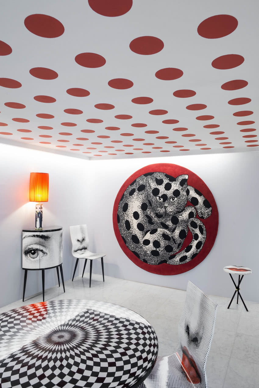 Okrągły dywan High Fidelity, FORNASETTI, 73 800 zł