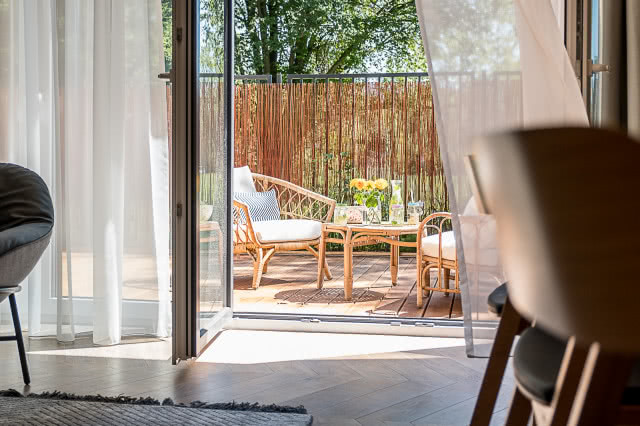 Ogród w mieszkaniu na Bielanach