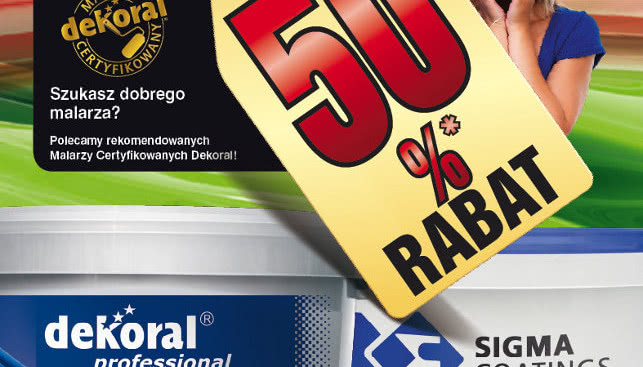 Farby Dekoral za pół ceny