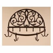 Żeliwny wieszak na garnki