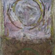 Albertyna Kacalak, "Dwie góry", 2012 r., olej,...