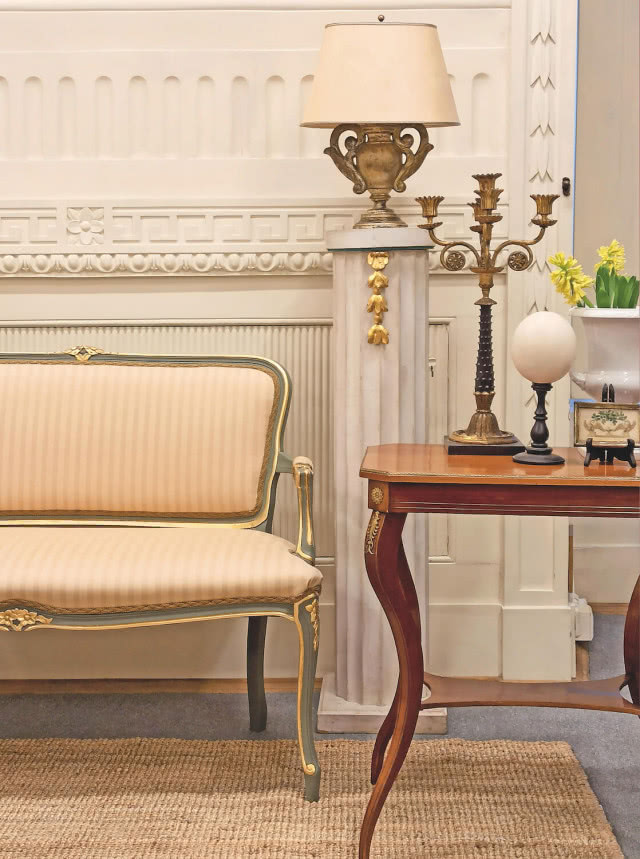 Sofa w stylu francuskim