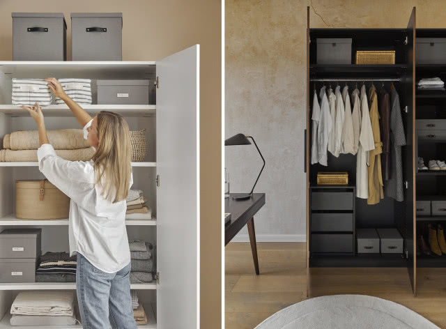 Segregacja rzeczy w szafie