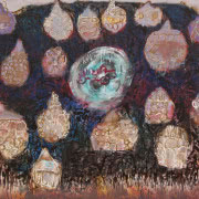 Albertyna Kacalak, "Dwie góry", 2012 r., olej,...