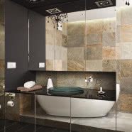 Fornir i marmur w apartamencie