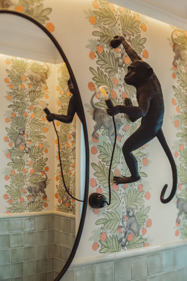 lampa małpa kinkiet