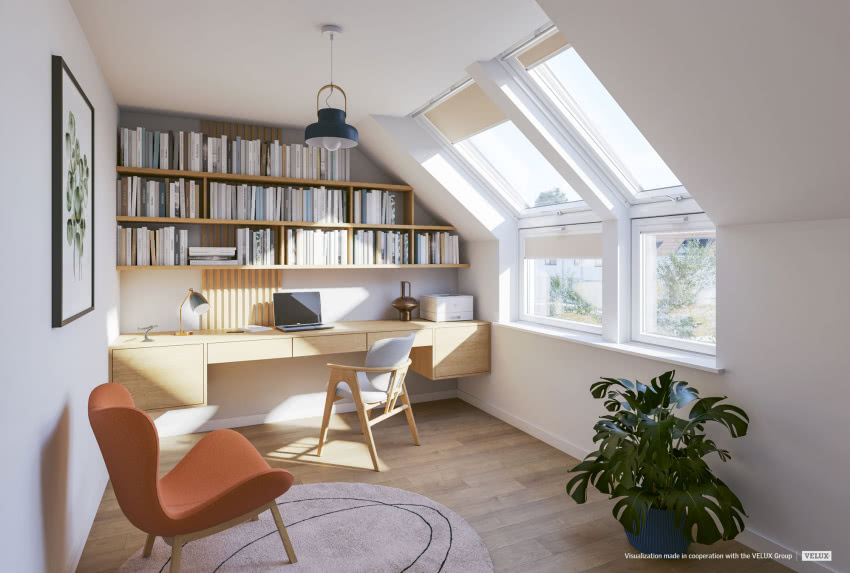 Umieszczenie okien dachowych z zestawach...