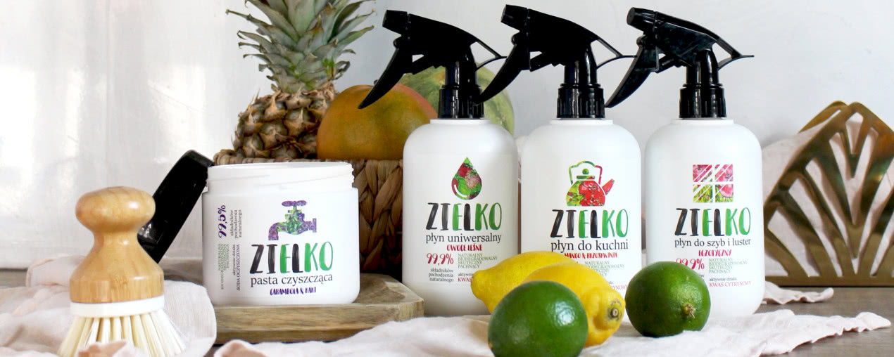 Naturalne i ekologiczne środki czystości marki ZIELKO