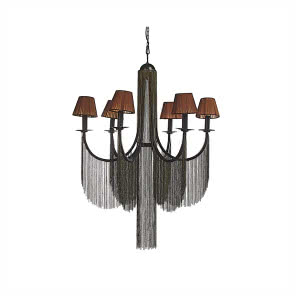 Metalowa lampa wisząca Chandelier Gatsby, wys. 215 cm, śr. 78 cm, Pomax Home, lilak.com.pl, 2653 zł 