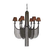 Metalowa lampa wisząca Chandelier Gatsby, wys....
