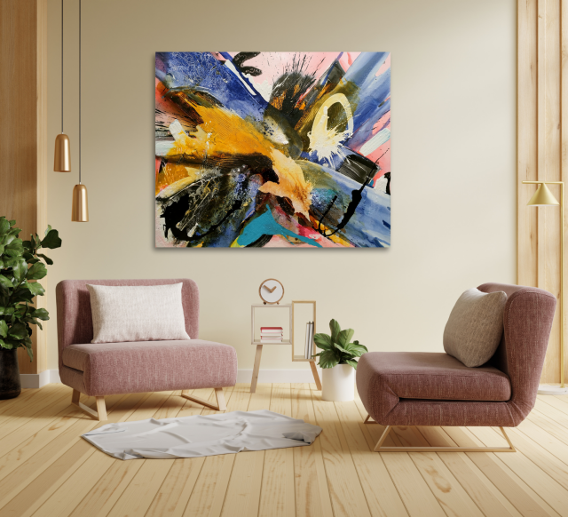 Sztuka abstrakcyjna we wnętrzach - jak ją wprowadzić do swojego domu?