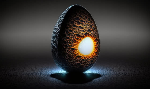 Lampka solarna jak jajko.