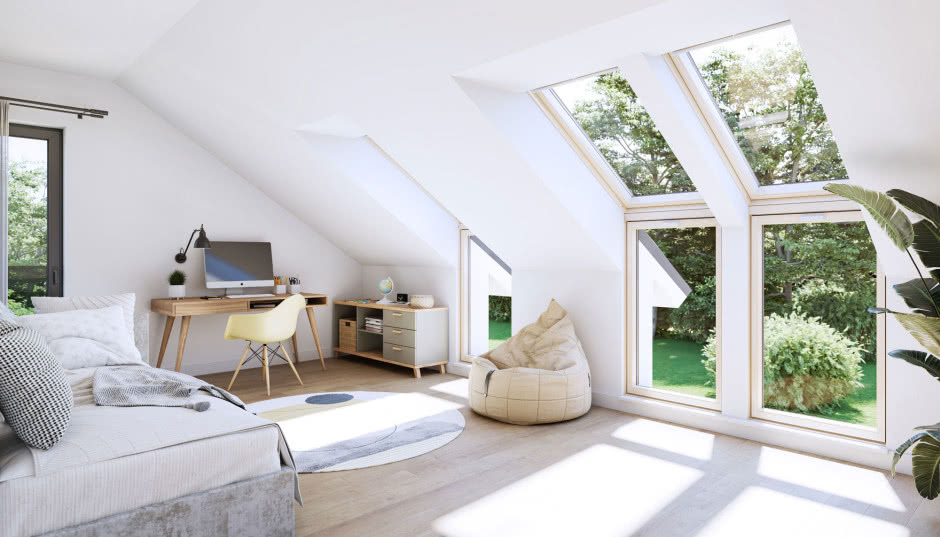 Jak doświetlić poddasze? Wybierz okna dachowe w zestawach