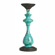 Turkusowy świecznik