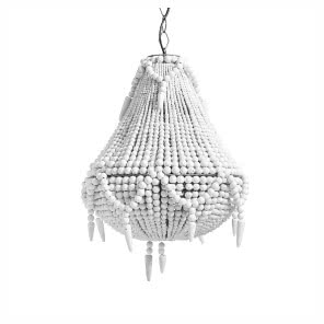 Drewniany żyrandol Wooden Pearl, 
wys. 59 cm, śr. 46 cm, Nordal, malabelle.pl, 4299 zł