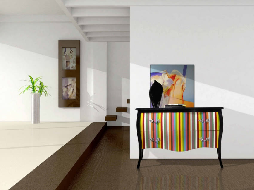 Klasyczna forma i nowoczesne zdobienie. Komody...