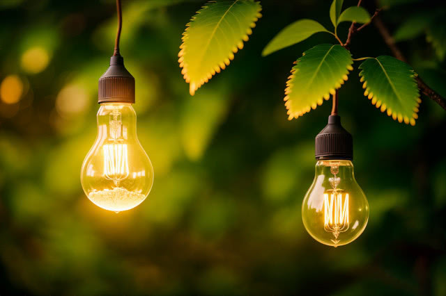 Dzięki świecącym żarówkom LED chronimy środowisko. 