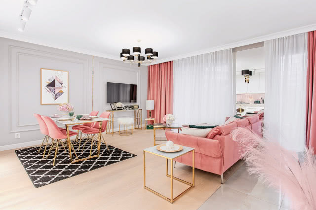 Mieszkanie w stylu glamour