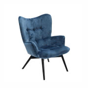 Fotel Vicky Petrol Velvet, Kare Design