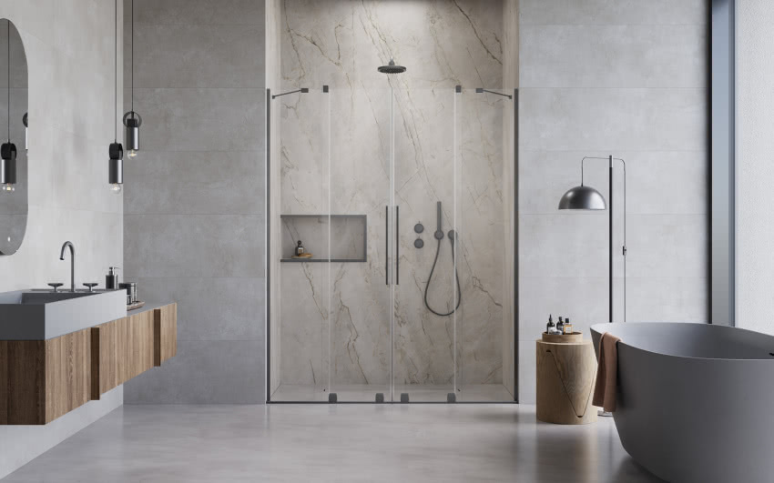 Radaway, Furo Brushed GunMetal DWD