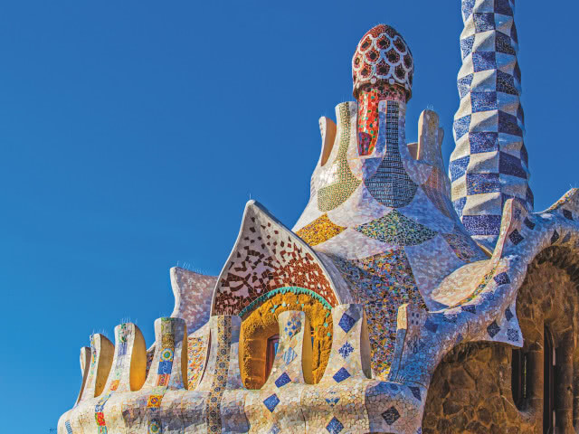 chatka dom Gaudi Park Güell