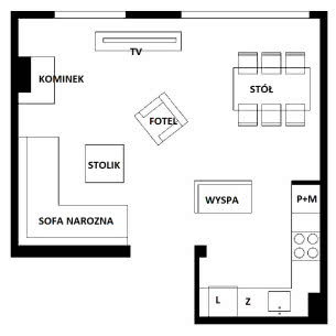 Rozplanowanie parteru domu