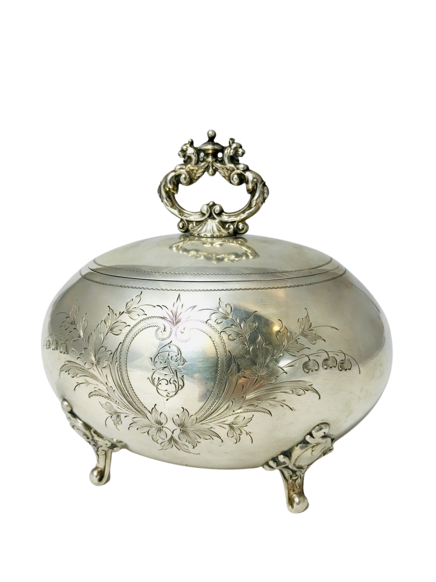 Cukiernica, Europa, 2. połowa XIX wieku, srebro...