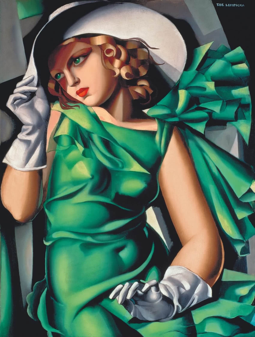 Tamara Łempicka „Portret młodej kobiety w...