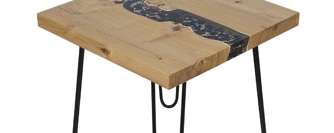 Drewno, żywica i design, czyli stoliki Malita just Wood