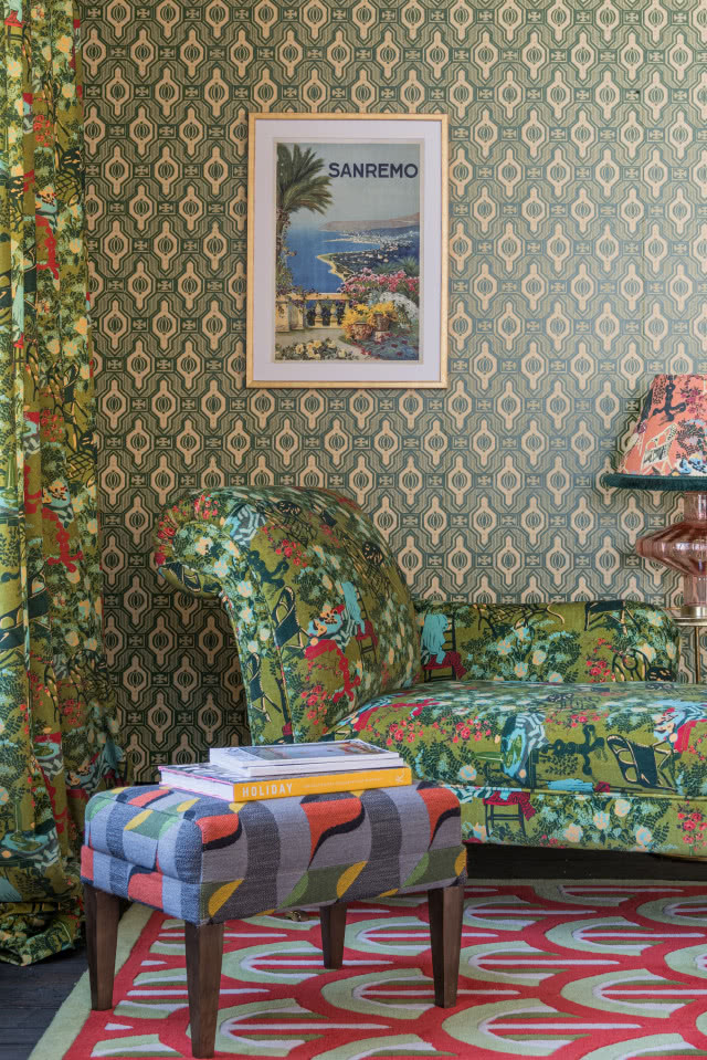 każdy element tego wnętrza ma inny wzór