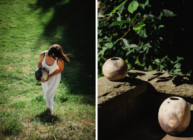 ceramika wypalana w ziemi