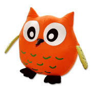 Komplet pościeli Owls, satyna bawełniana, wym....