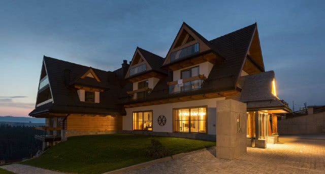 hotel Kopieniec z panoramą na Tatry