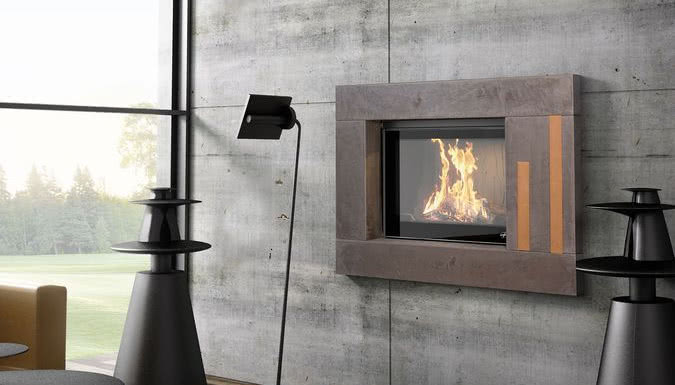 Salon z kominkiem - style, formy, materiały