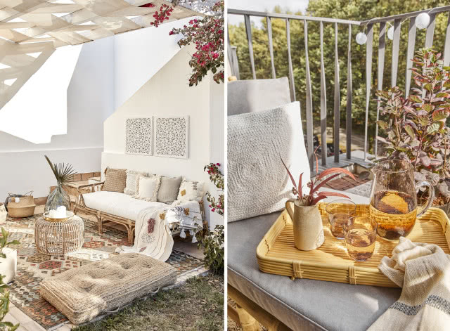 Aranżacja balkonu boho